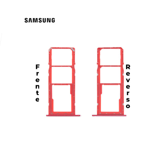 PORTA SIM SAMSUNG A11 ROJO