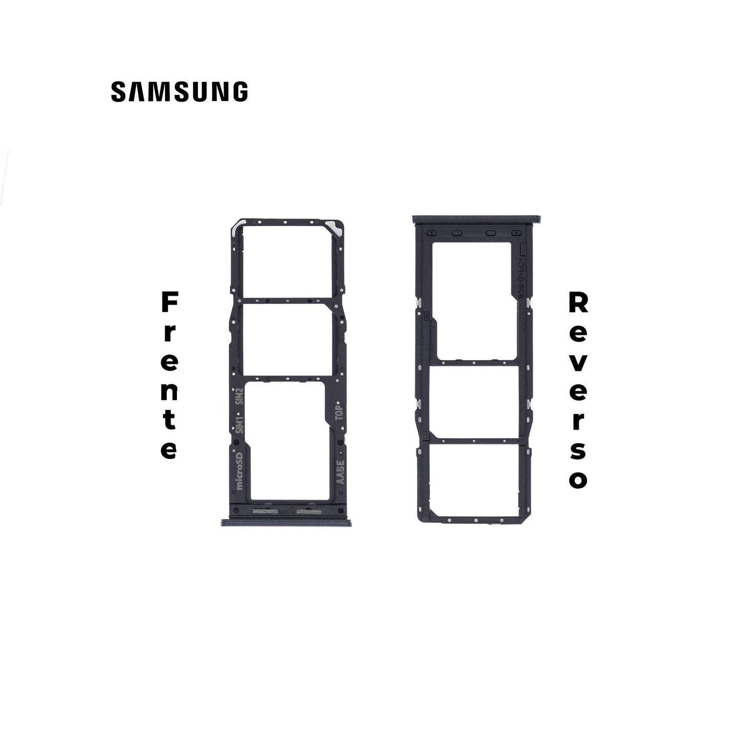 PORTA SIM SAMSUNG A12 NEGRO
