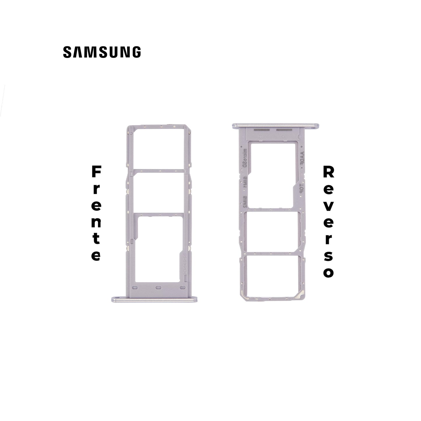PORTA SIM SAMSUNG A14 PLATA