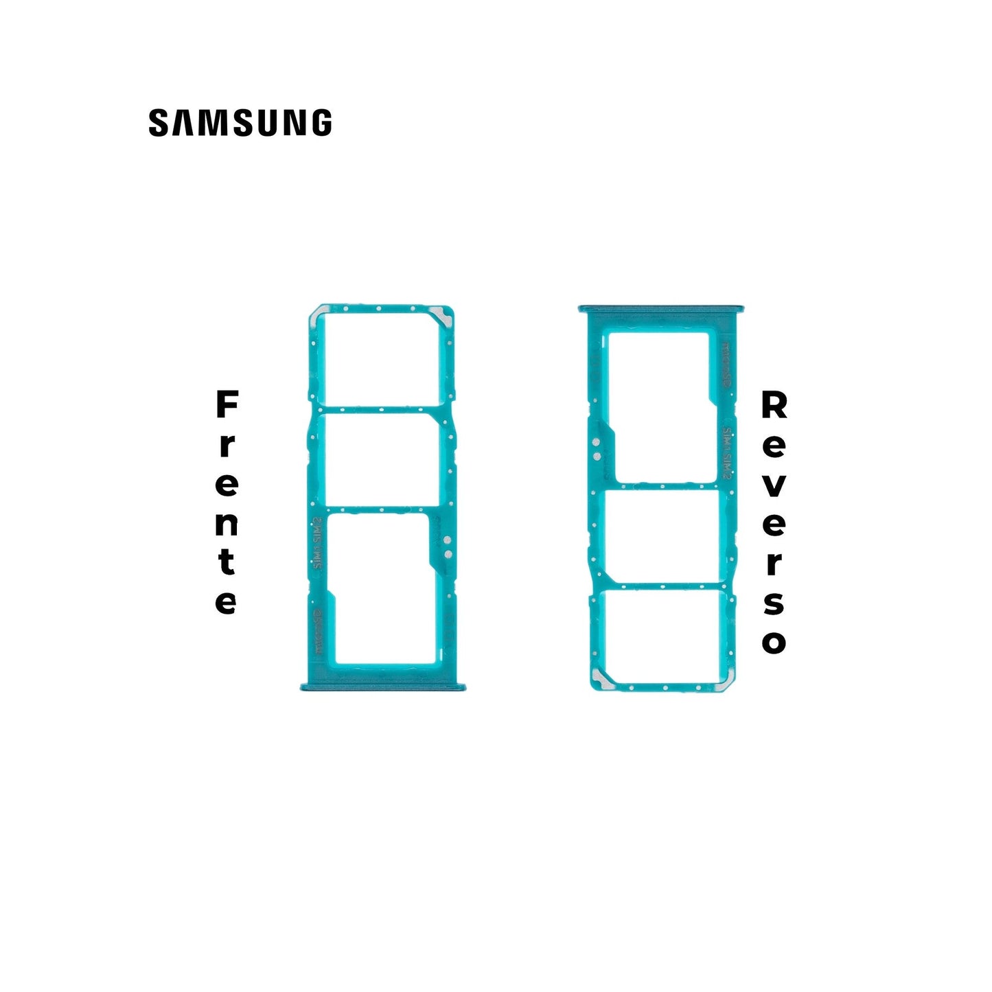 PORTA SIM SAMSUNG A30s VERDE