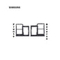 PORTA SIM SAMSUNG A31 NEGRO