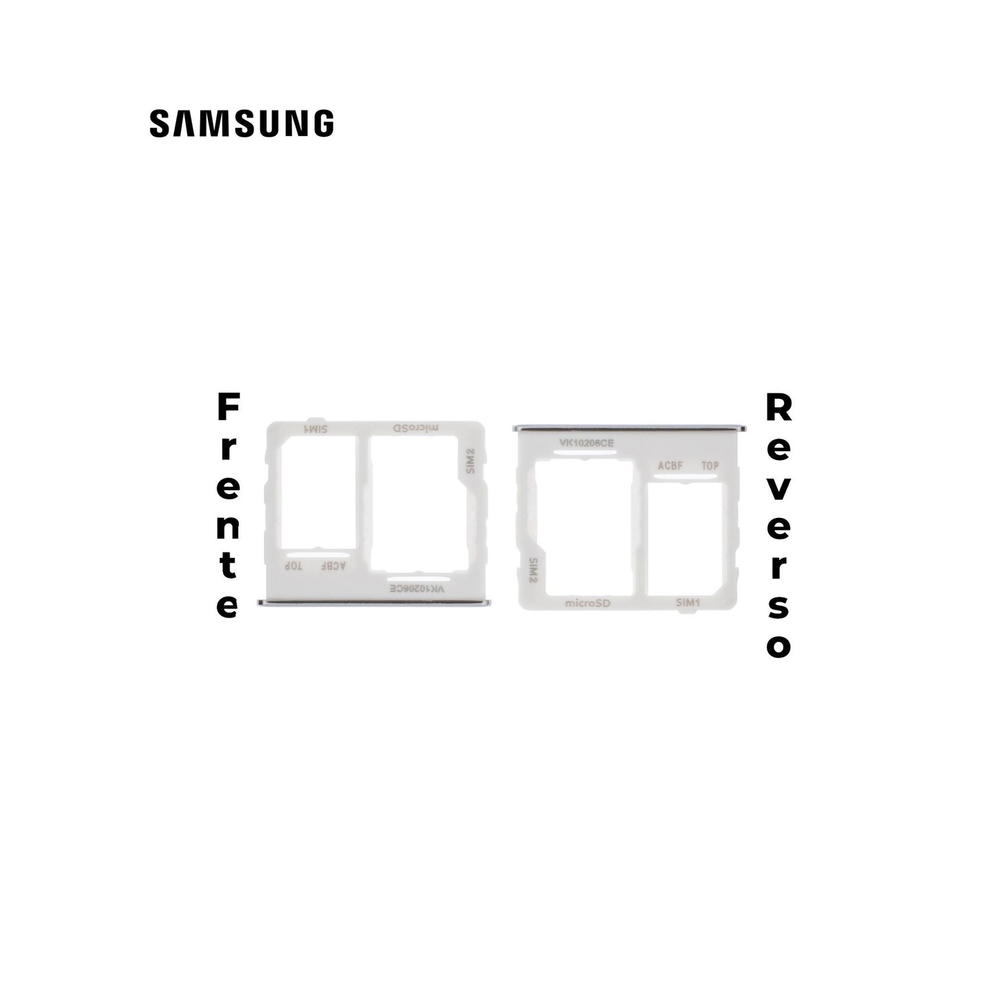 PORTA SIM SAMSUNG A32 5G PLATA