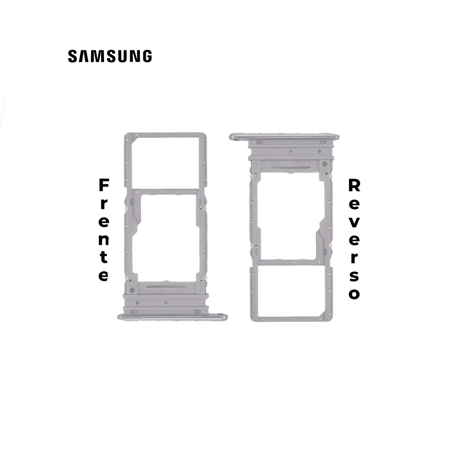 PORTA SIM SAMSUNG A34 PLATA