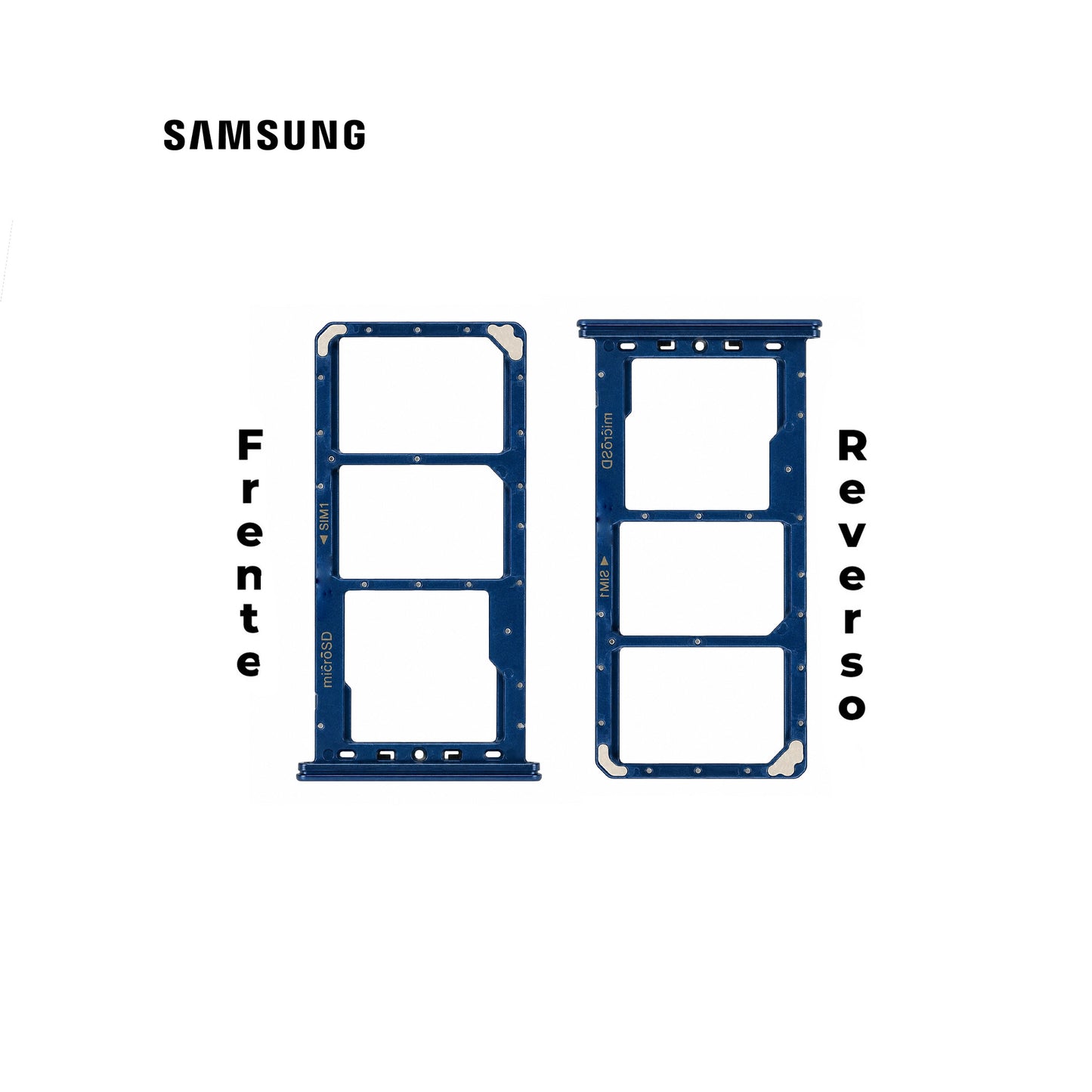PORTA SIM SAMSUNG A50 AZUL