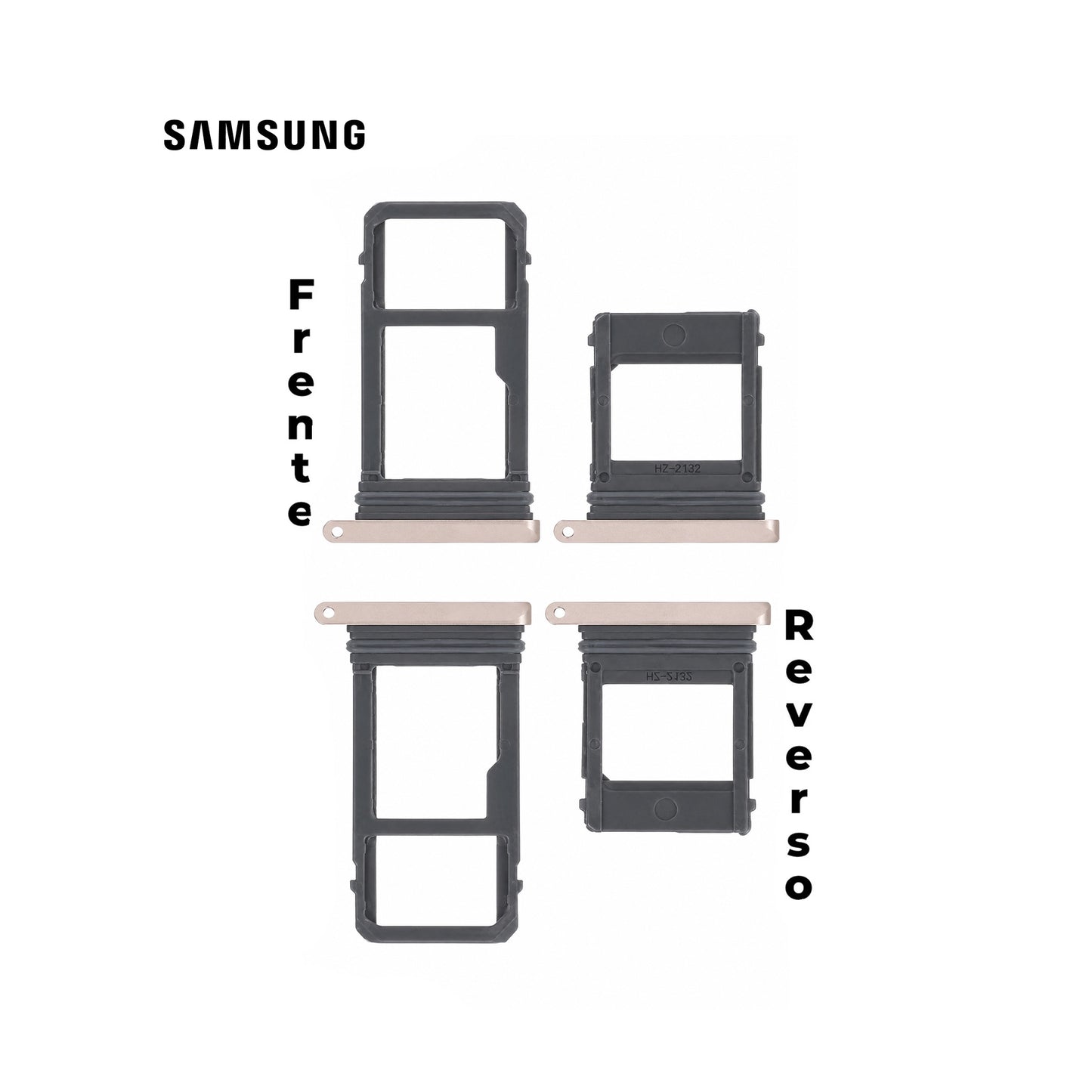 PORTA SIM SAMSUNG A5 2017 ROSA