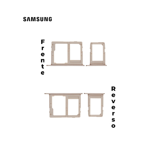 PORTA SIM SAMSUNG A6 PLUS DORADO