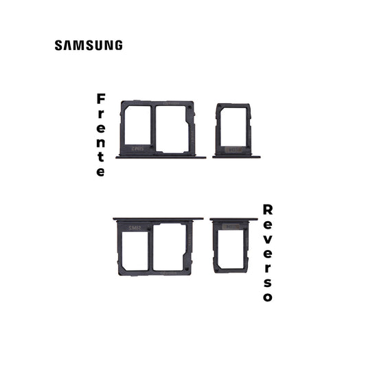 PORTA SIM SAMSUNG A6 PLUS NEGRO