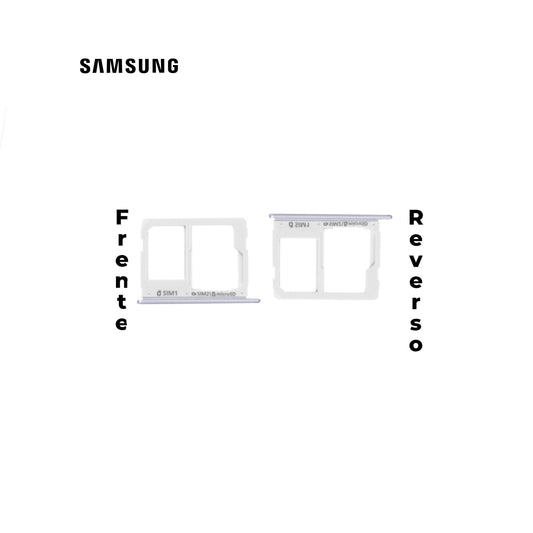 PORTA SIM SAMSUNG A7 2016 / A5 2016 PLATA