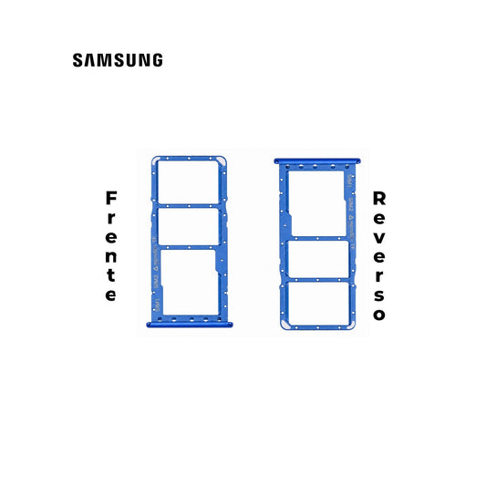 PORTA SIM SAMSUNG A7 2018 AZUL