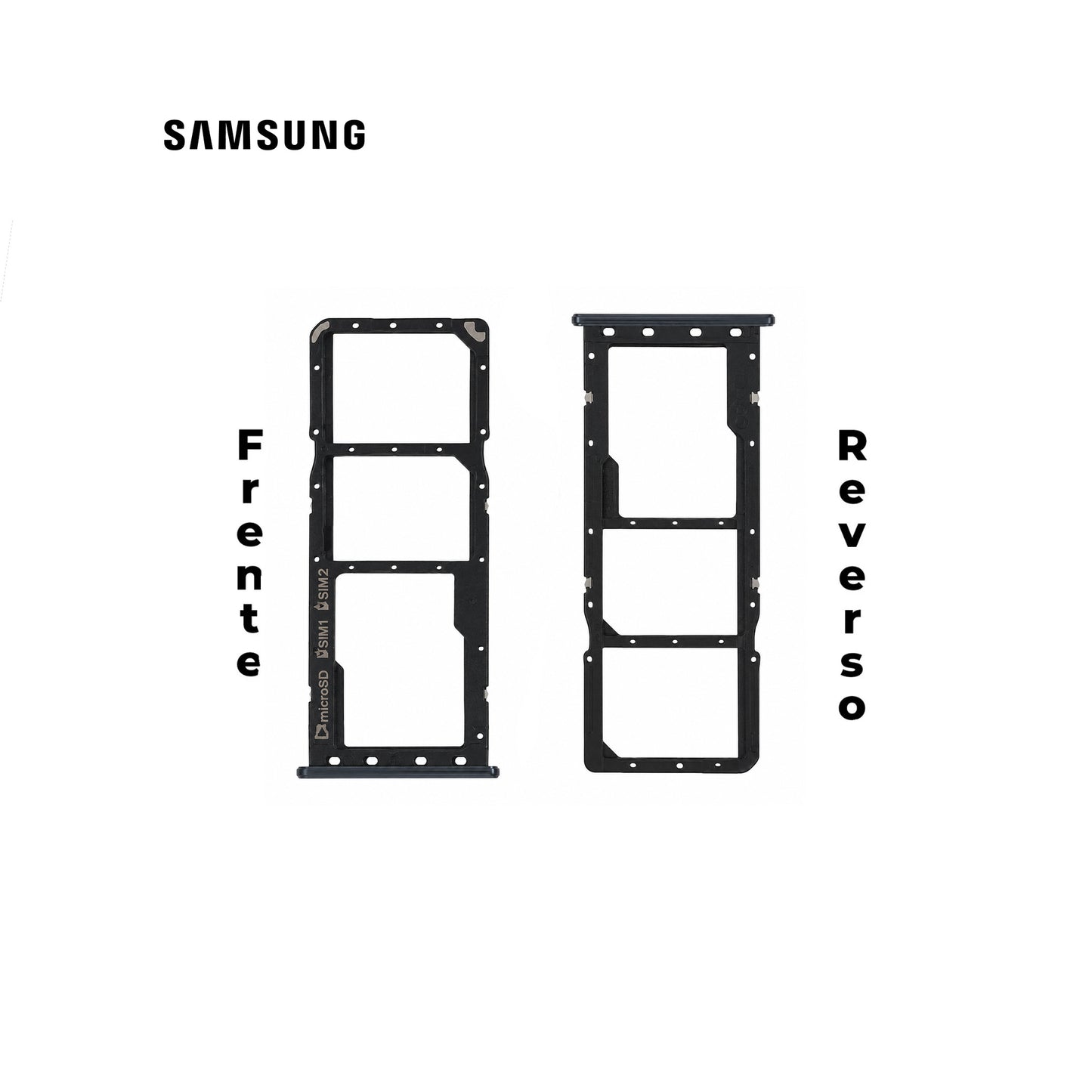 PORTA SIM SAMSUNG A7 2018 NEGRO