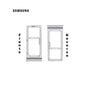PORTA SIM SAMSUNG A72 PLATA