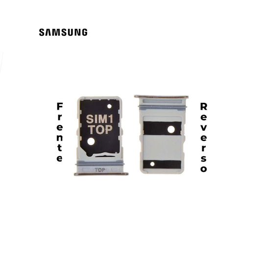 PORTA SIM SAMSUNG A80 PLATA