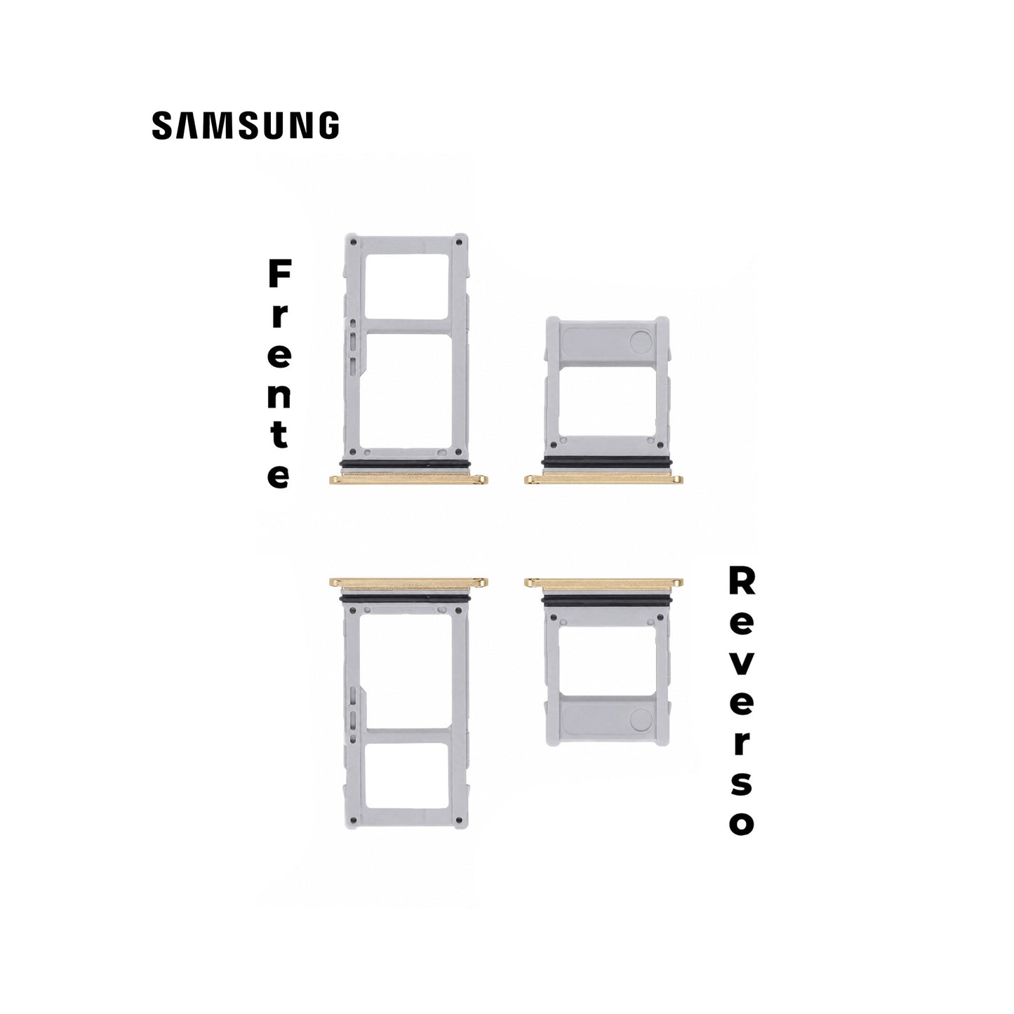 PORTA SIM SAMSUNG A8 2018 DORADO
