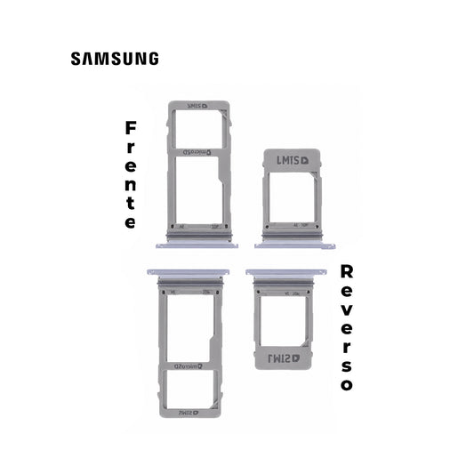 PORTA SIM SAMSUNG A8 2018 LILA