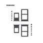 PORTA SIM SAMSUNG A8 2018 NEGRO