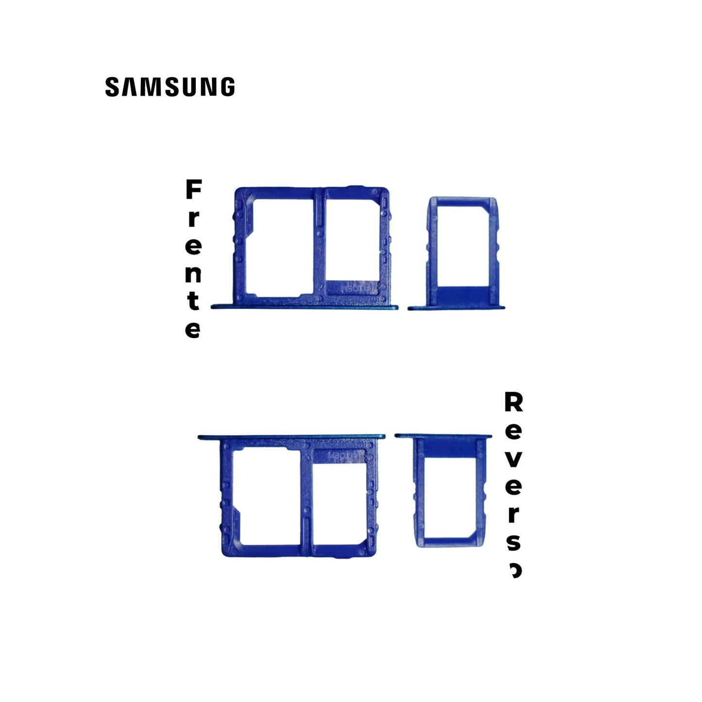 PORTA SIM SAMSUNG J4 CORE AZUL