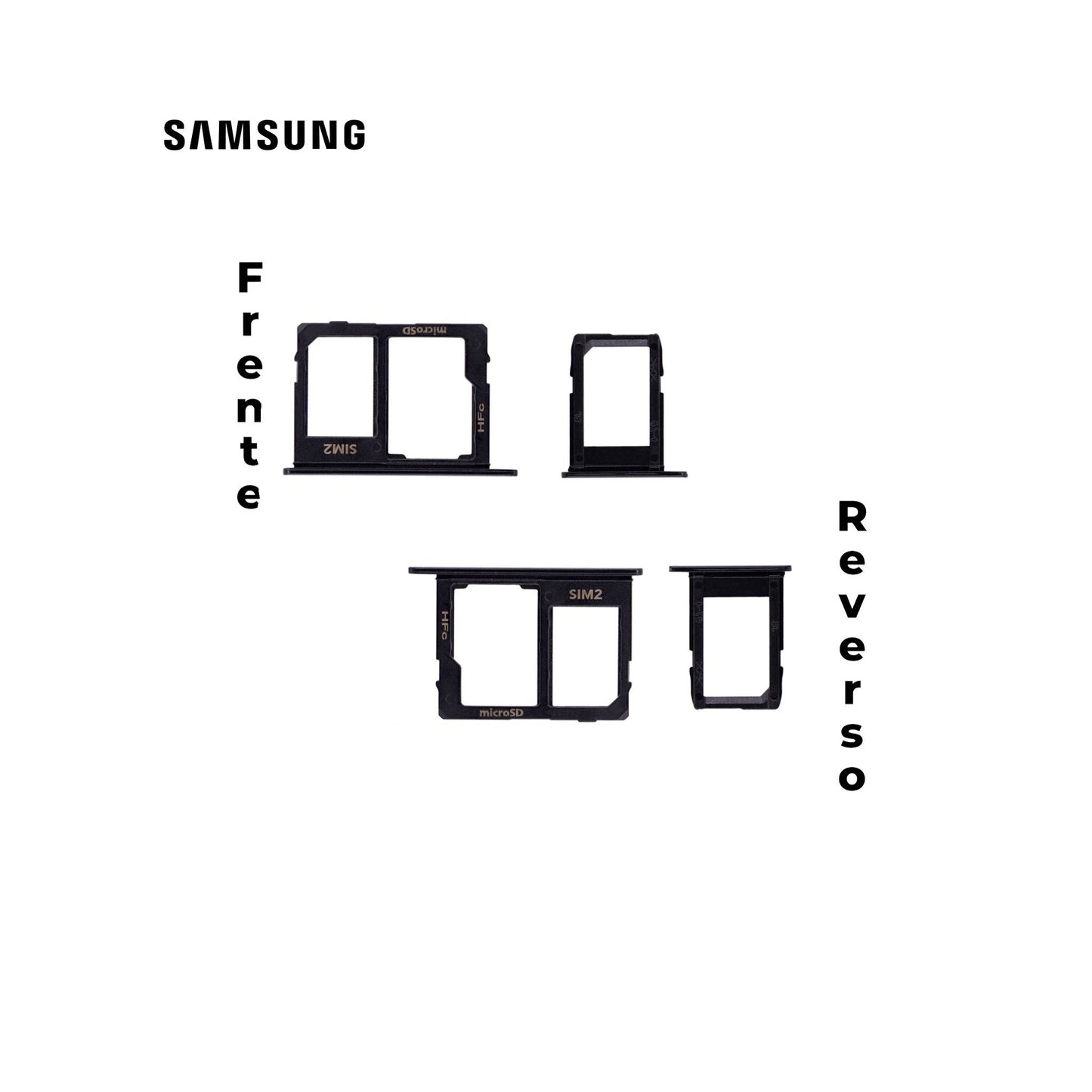 PORTA SIM SAMSUNG J4 CORE NEGRO