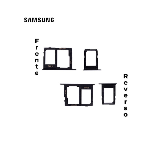 PORTA SIM SAMSUNG J4 CORE NEGRO