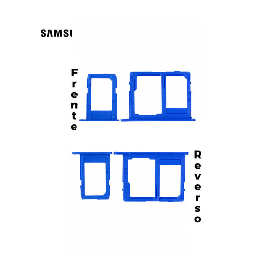PORTA SIM SAMSUNG J8 AZUL