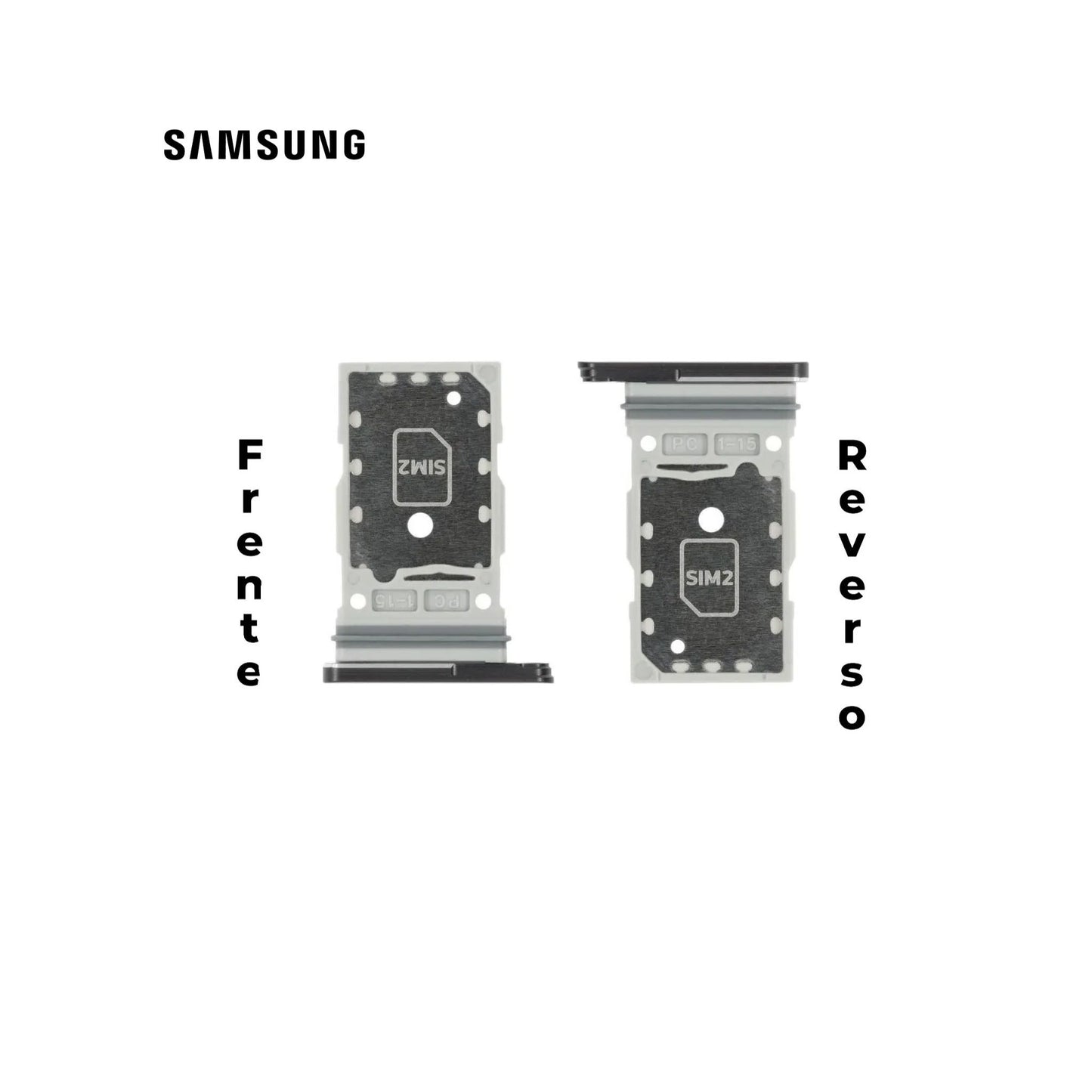 PORTA SIM SAMSUNG S21 FE NEGRO