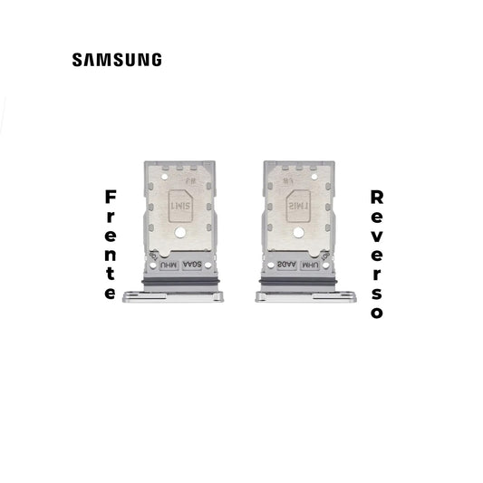 PORTA SIM SAMSUNG S23 PLUS PLATA