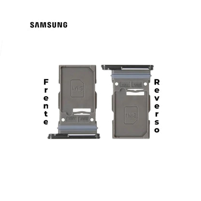 PORTA SIM SAMSUNG S23 PLUS PLATA