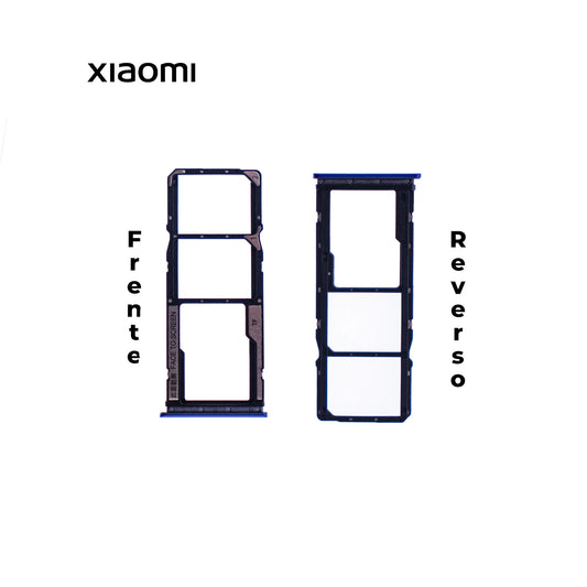 PORTA SIM XIAOMI REDMI NOTE 9 AZUL