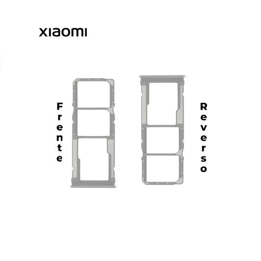 PORTA SIM XIAOMI REDMI NOTE 9S GRIS