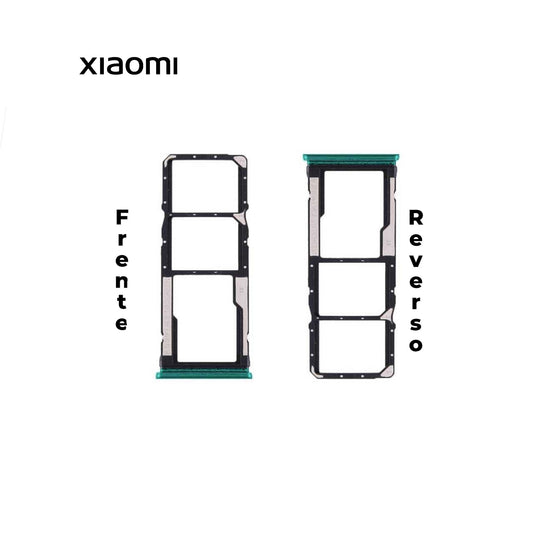 PORTA SIM XIAOMI REDMI NOTE 9 VERDE