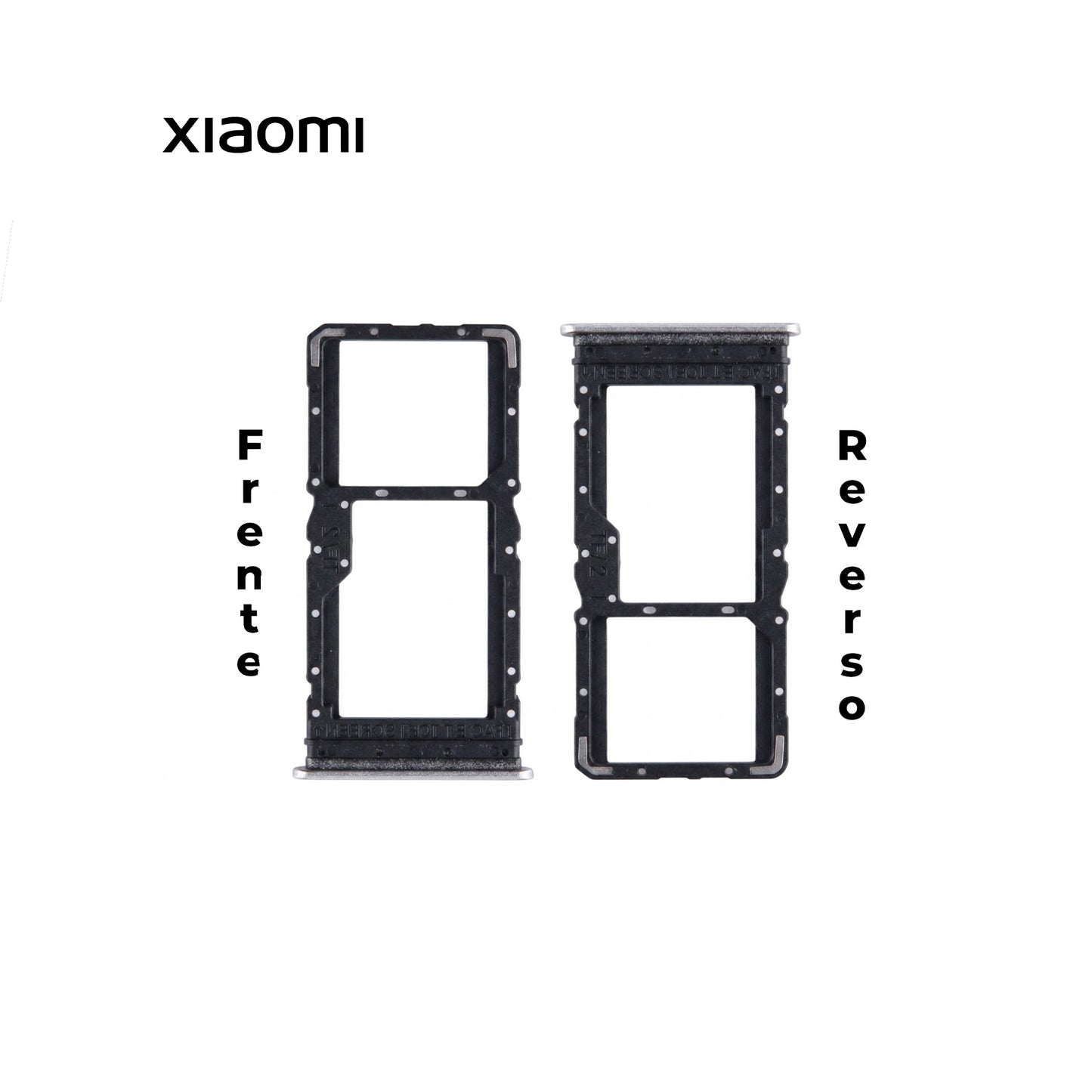 PORTA SIM XIAOMI REDMI 12 BLANCO/PLATA