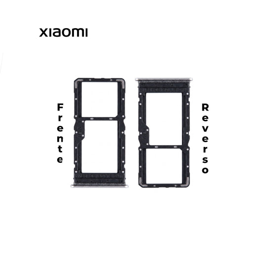 PORTA SIM XIAOMI REDMI 12 BLANCO/PLATA