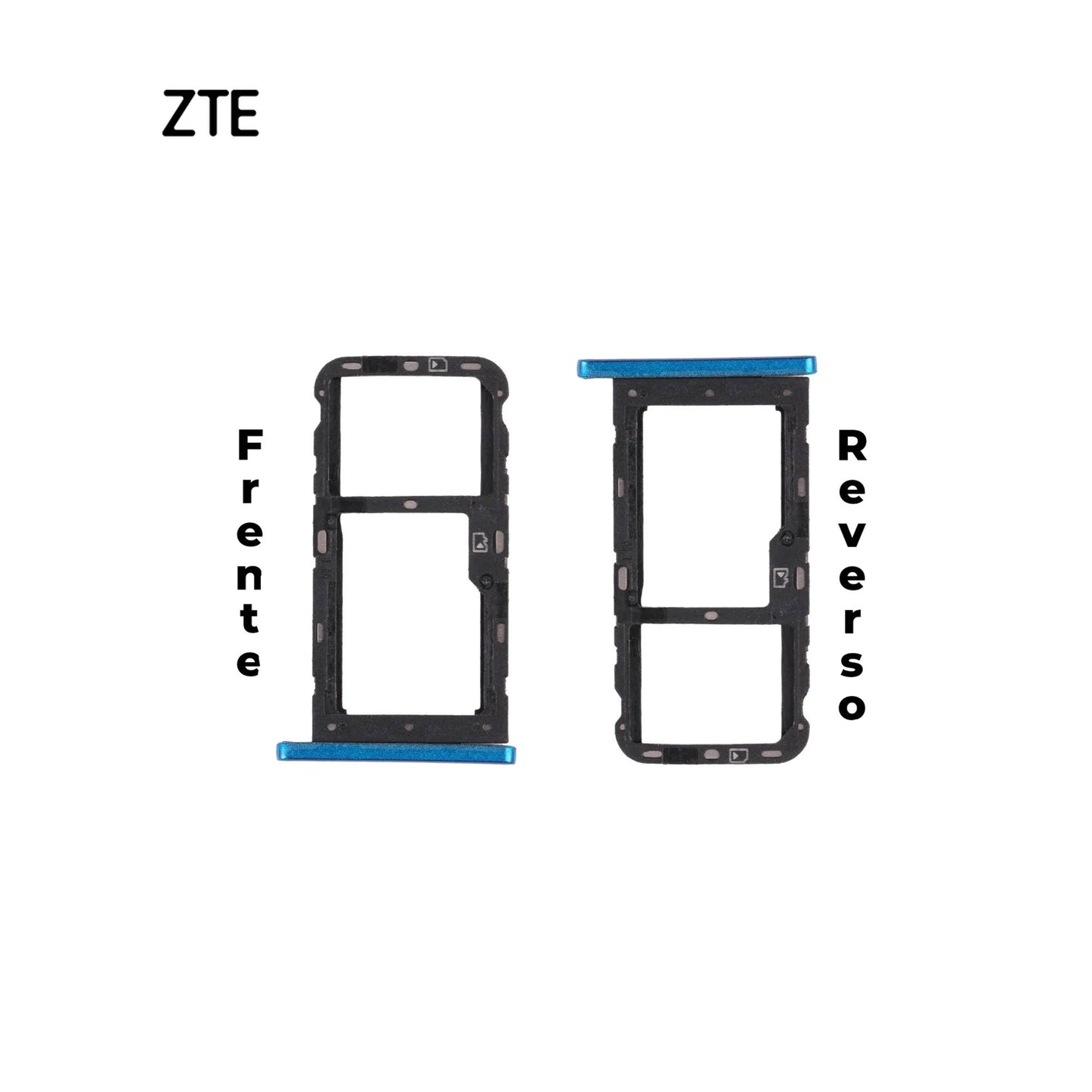 PORTA SIM ZTE V10 VITA AZUL