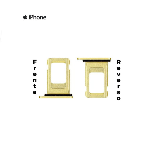 PORTA SIM IPHONE 11 AMARILLO