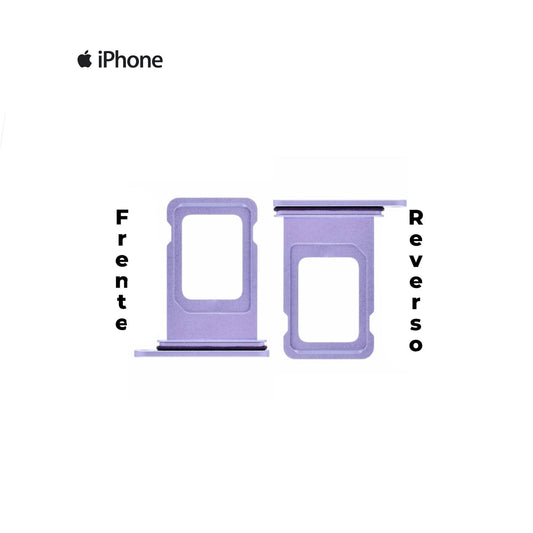 PORTA SIM IPHONE 11 MORADO