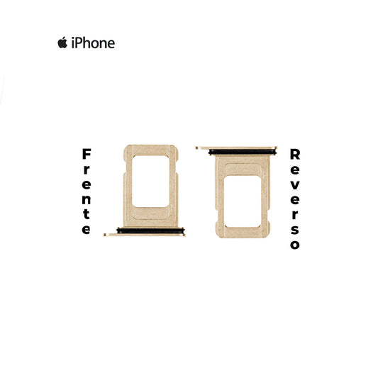 PORTA SIM IPHONE 11 PRO DORADO