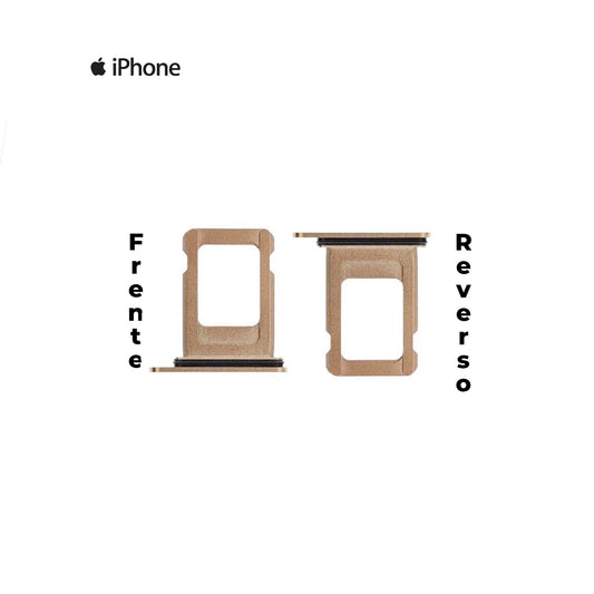PORTA SIM IPHONE 12 PRO DORADO