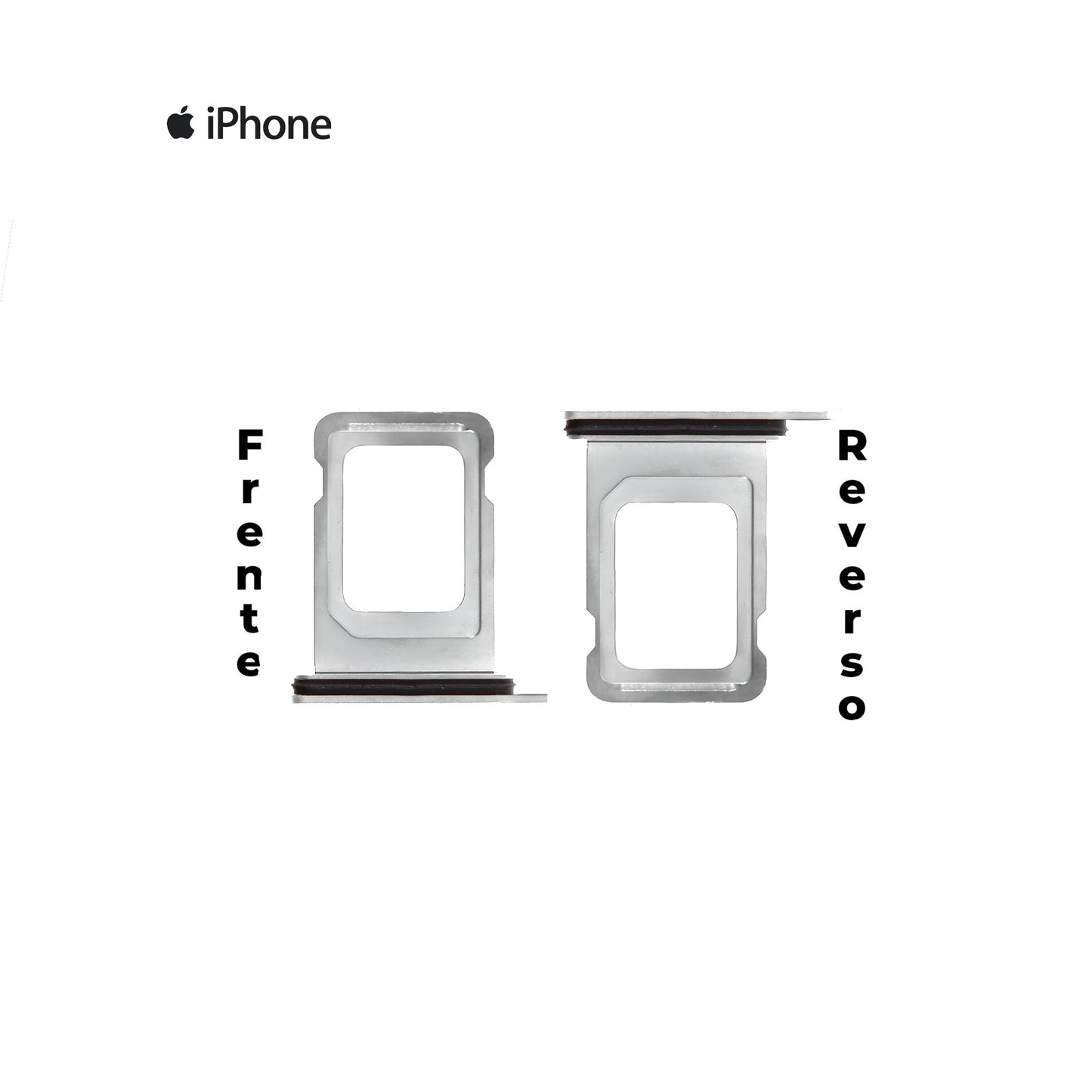 PORTA SIM IPHONE 12 PRO PLATA
