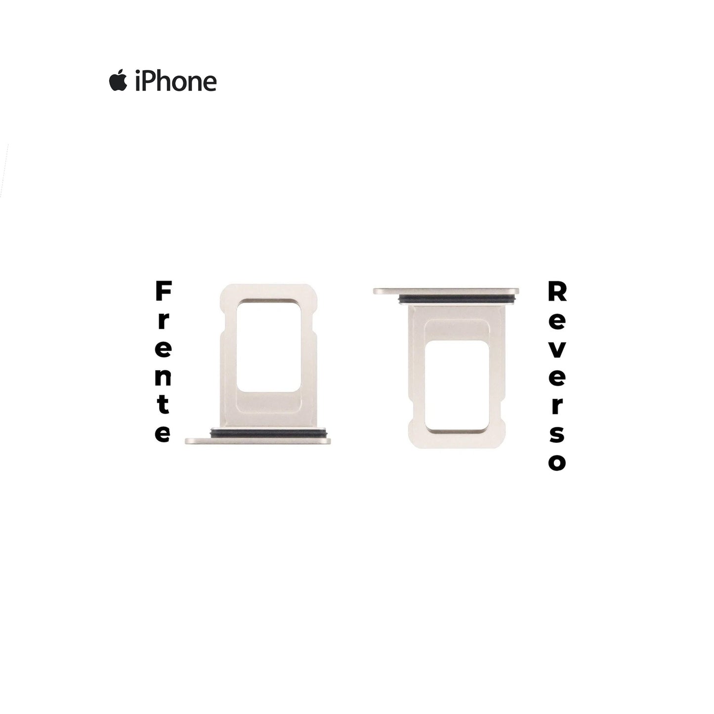 PORTA SIM IPHONE 14 BLANCO