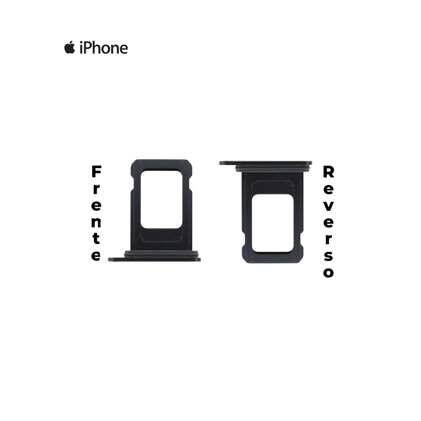 PORTA SIM IPHONE 14 NEGRO