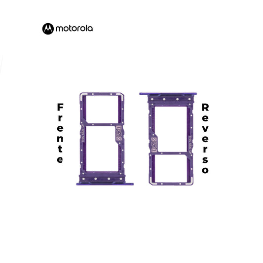 PORTA SIM MOTOROLA G9 POWER MORADO