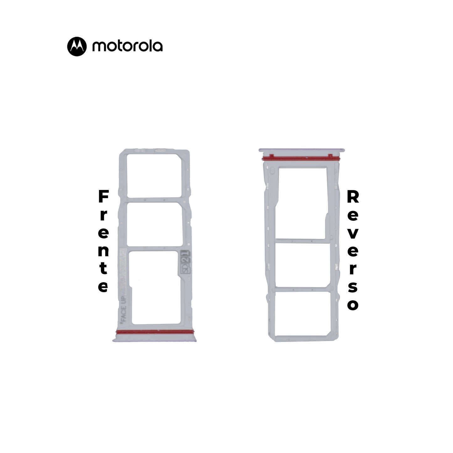 PORTA SIM MOTOROLA E14 LILA