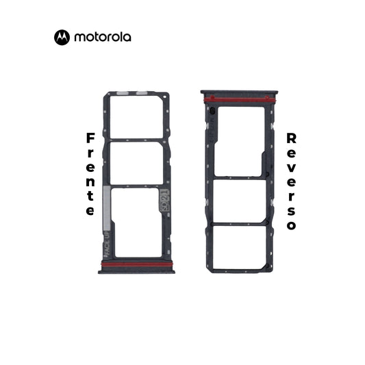 PORTA SIM MOTOROLA G04 / G04S NEGRO