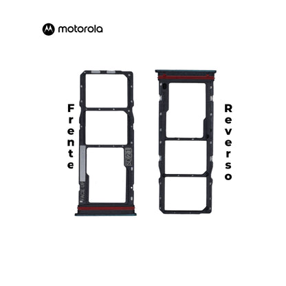 PORTA SIM MOTOROLA G04 / G04S NEGRO
