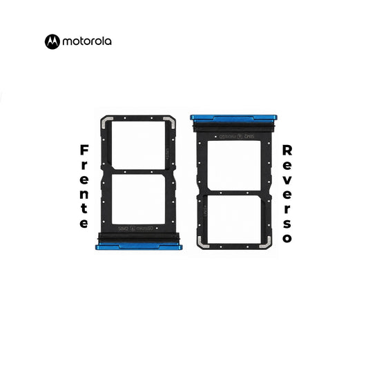 PORTA SIM MOTOROLA G71 AZUL