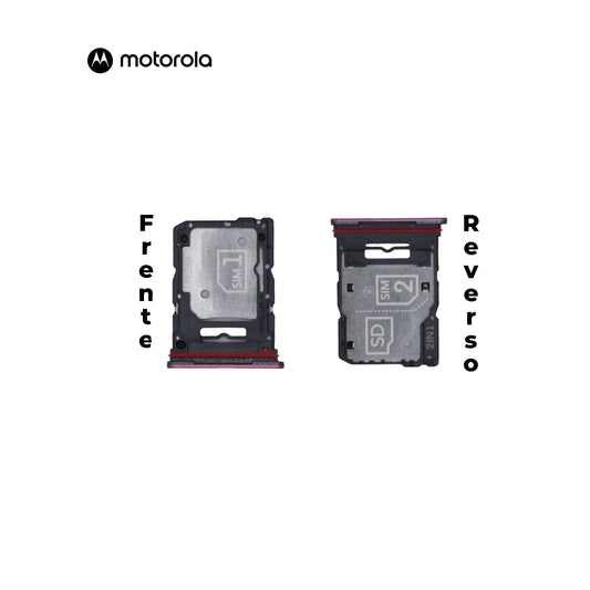 PORTA SIM MOTOROLA G85 5G ROJO