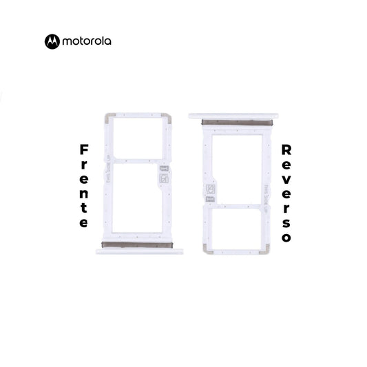 PORTA SIM MOTOROLA ONE FUSION PLUS BLANCO