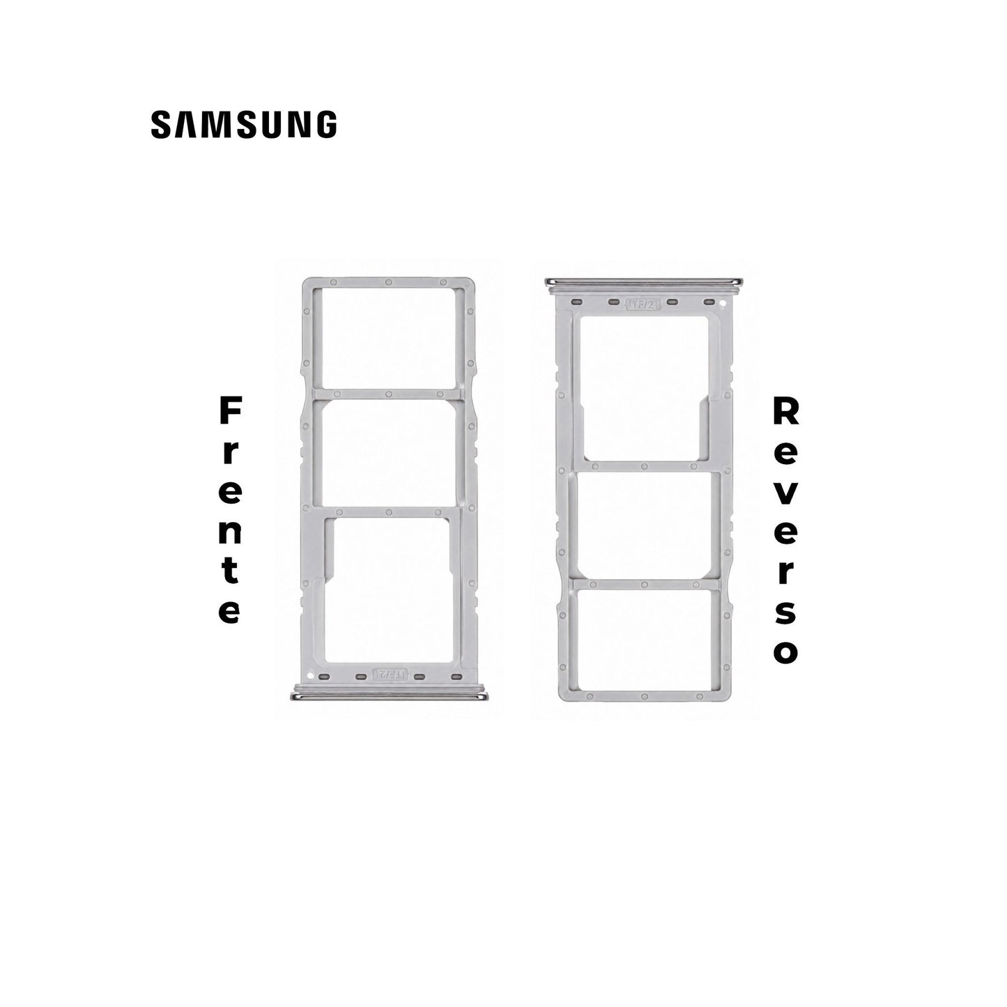 PORTA SIM SAMSUNG A24 PLATA