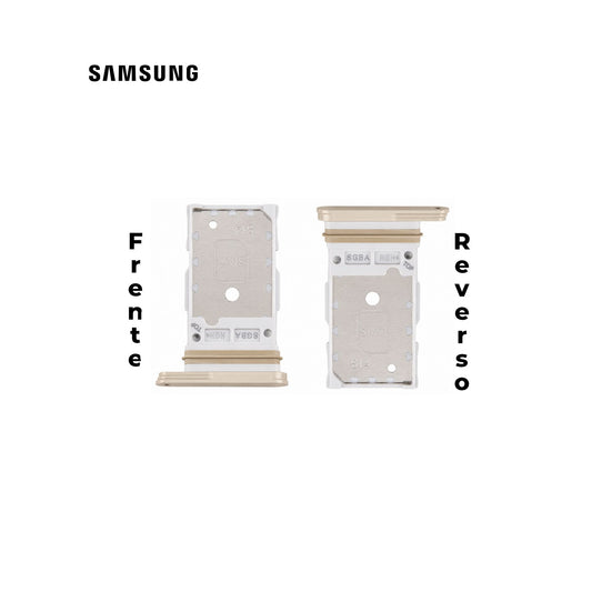 PORTA SIM SAMSUNG S24 FE DORADO
