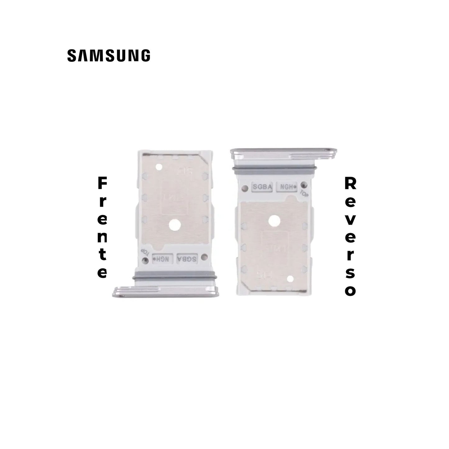 PORTA SIM SAMSUNG S24 FE PLATA