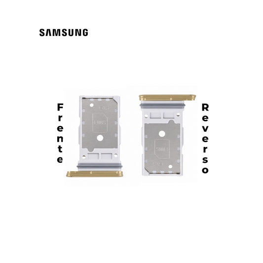 PORTA SIM SAMSUNG S24 PLUS DORADO